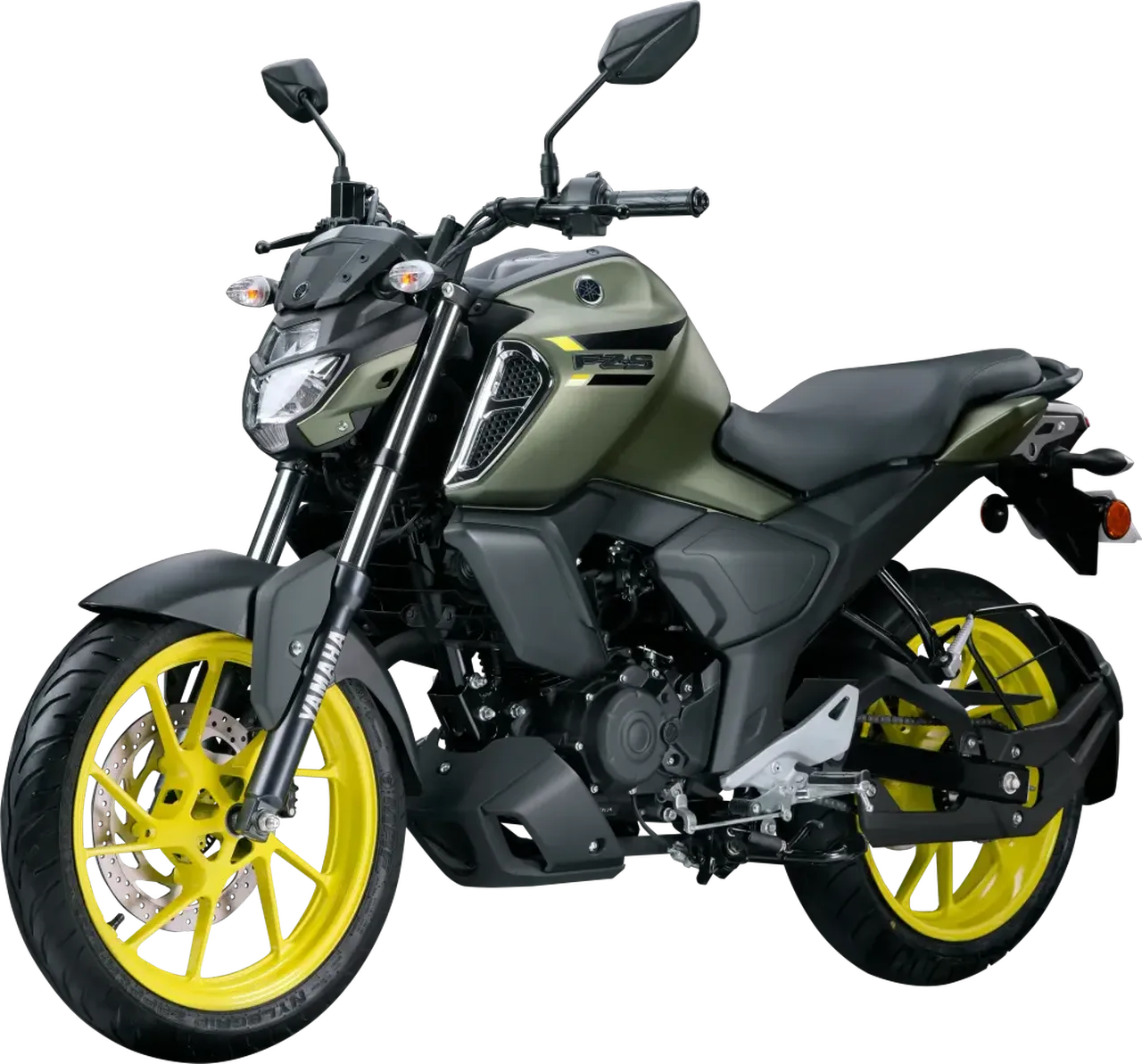 FZ FI V3 BS6 Standard Cyber Green