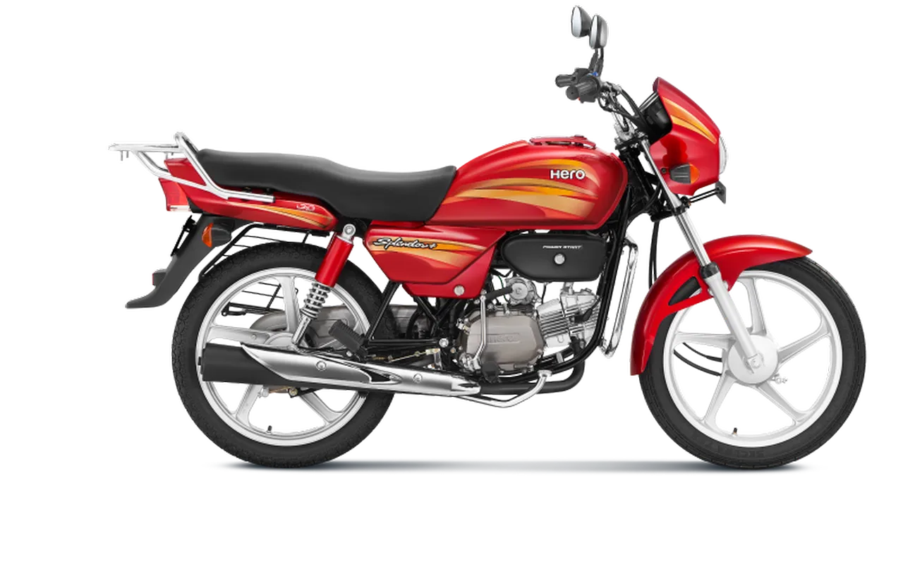 Hero Splendor Plus Candy Red