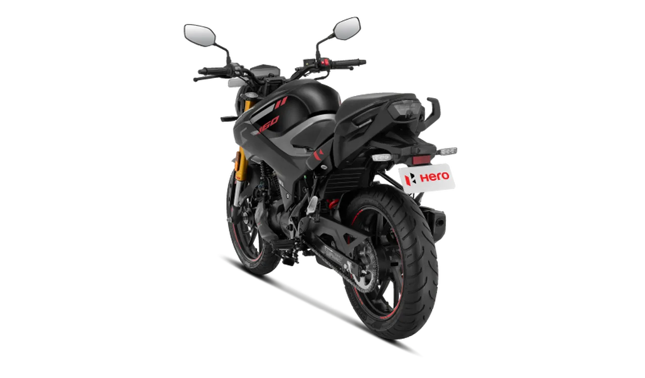 Hero Xtreme 160R 4V Matte Slate Black Back