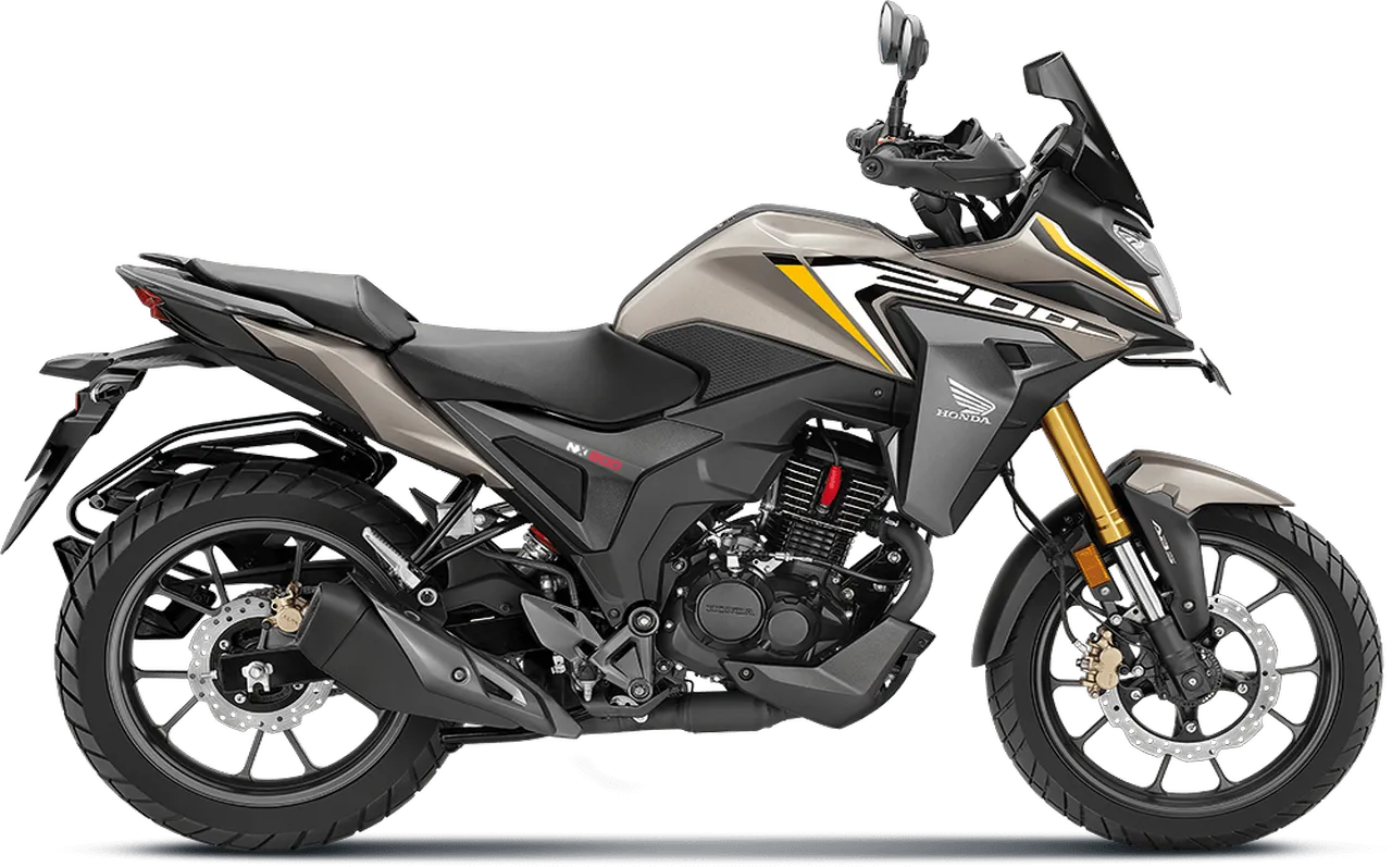 Honda NX 200 Matte Selene Silver Metallic