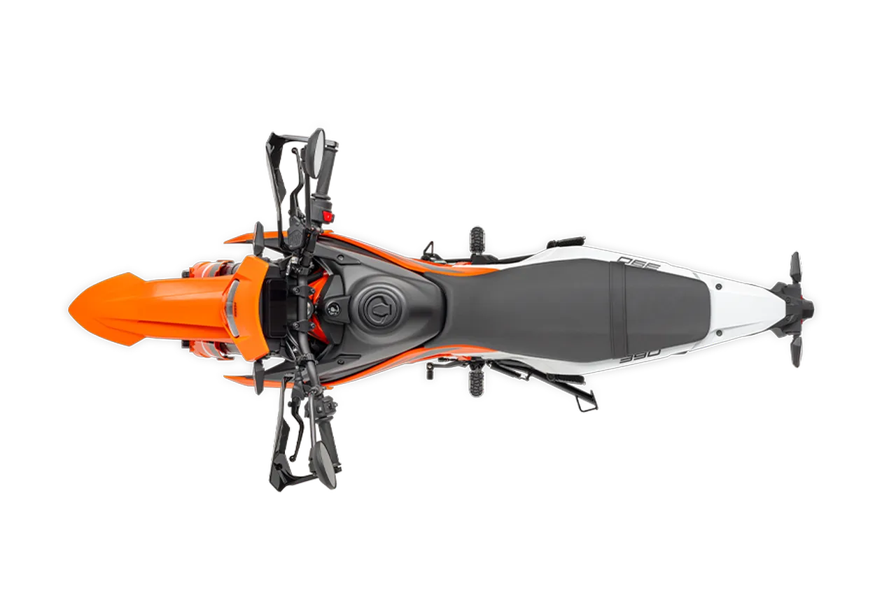 KTM Enduro R 390 Orange Top View