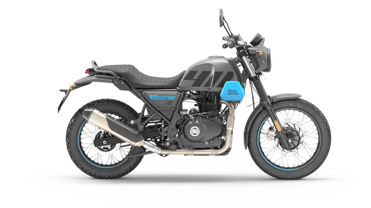 Royal Enfield Scram 411 Graphite Blue