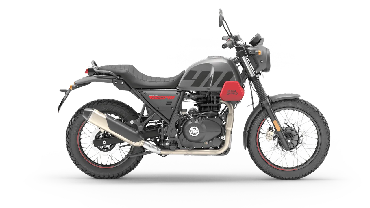 Royal Enfield Scram 411 Graphite Red