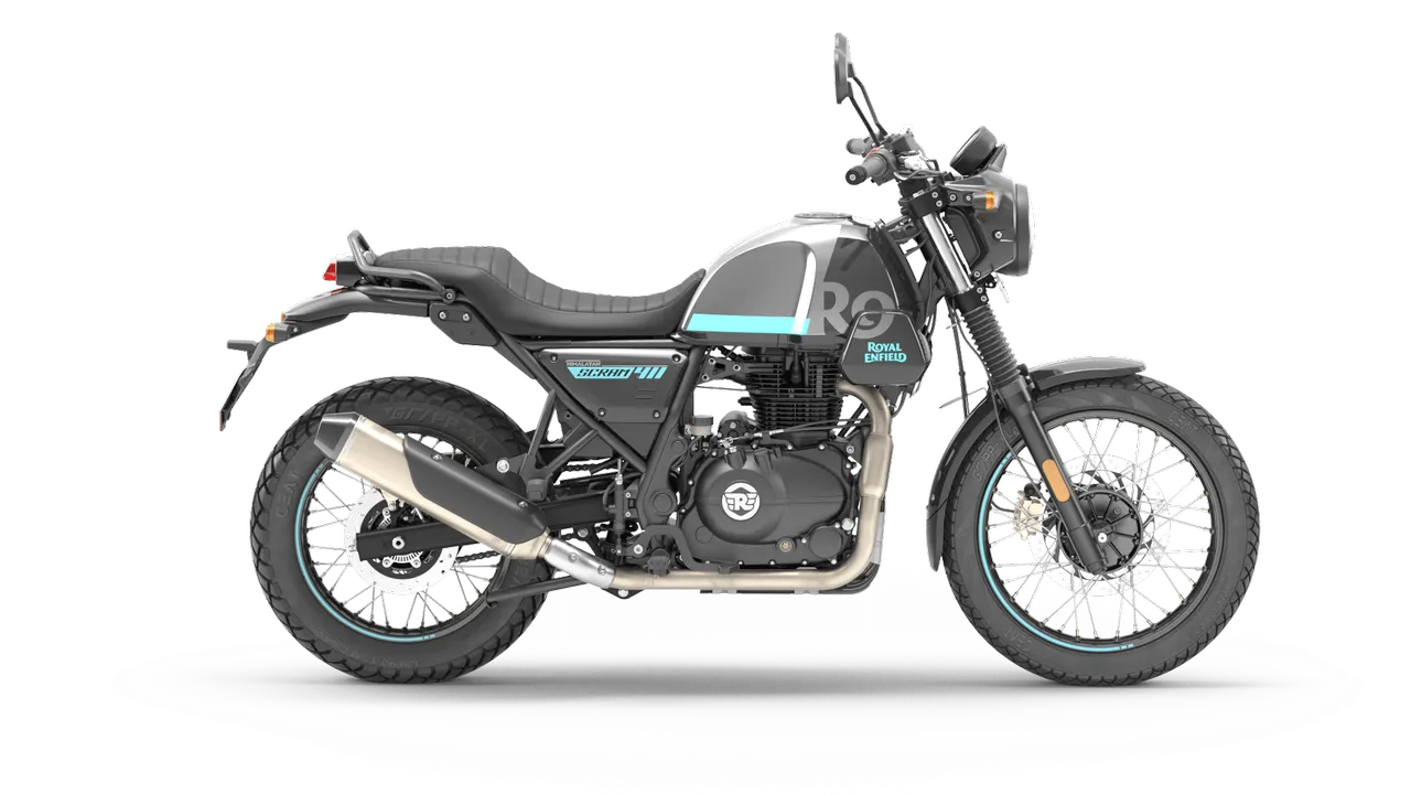 Royal Enfield Scram 411 Silver Spirit
