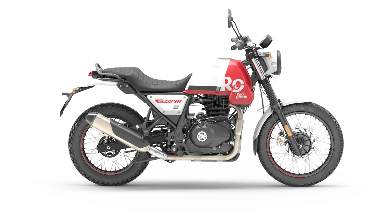 Royal Enfield Scram 411 White Flame
